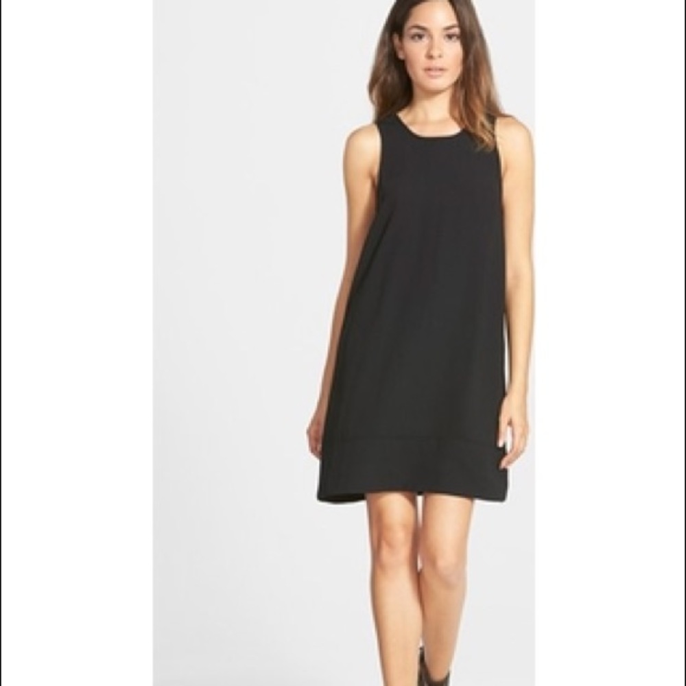 Leith Black Racerback Shift Dress